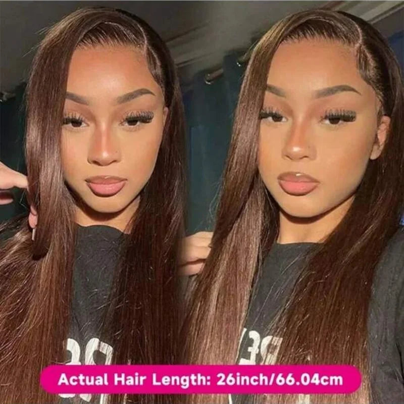Elegant Chocolate Brown Lace Wig